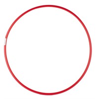Обруч d 80см облегченный красный У694 /10/