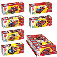 Конструктор 1416 QMAN Пожарная техника в кор.