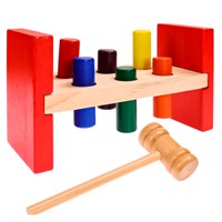 Деревянная Стучалка с молоточком ИД-5888