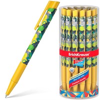 Ручка шариковая автомат синяя ColorTouch Matic&Grip Lime 56128 /Erich Krause/