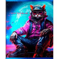 Тетрадь 48 л. клетка предмет BG "Мир будущего" - География 363343