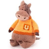 Лошадка Нокс сер.бежевый, 30 см ЛН/30/270-1