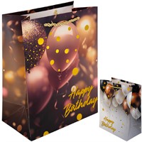 Пакет 18*23*10 см Happy Birthday шары 141V-1007