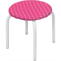 Табурет ТМ/6 горошек на розовом /Ника/