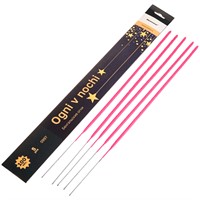 Свечи бенгальские Ogni v nochi красные 40 см 5 шт в упак. 0997