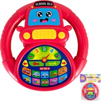 Руль муз. Levatoys MK2192E-48-22 Транспорт в пак.