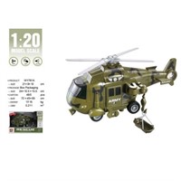 Вертолет на батарейках WY761A свет, звук в коробке