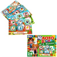 Лото IQ Азбука. М. А. Жукова 4680107999757 /24/