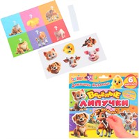 Игра Умка Домашние животные. Весёлые липучки. 6 липучек. 4660254478909