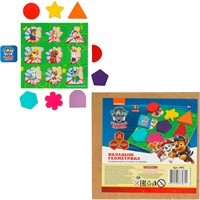 Деревянные Рамка-вкладыш Фигуры Щенячий Патруль 17*17см PP5