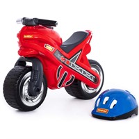 Каталка мотоцикл МХ со щлемом 46765 П-Е /1/