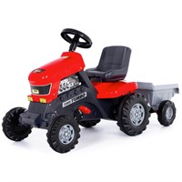 Каталка трактор с педалями+прицеп Turbo 52681 П-Е /1/