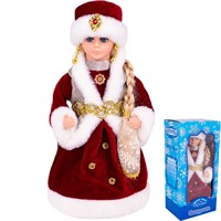 Снегурочка 30см муз. 22B03-12 русс.озв.