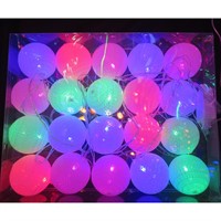 Электрическая гирлянда Нити 20л 1 режим 4м цветная 141-166М СТОК