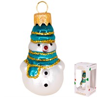 Елочное украшение Снеговик мини h-7 см ФУ-76