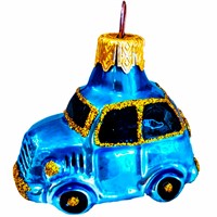 Елочное украшение Автомобиль ЗАЗ красный h-6 см ФУ-324/1