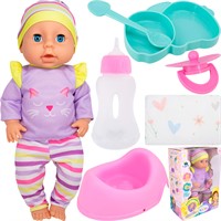 Пупс Miss Kapriz MK2540C-A Мамина Кроха с аксесс. в кор.