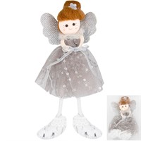 Елочное украшение мягкая игрушка Ангел 24 см SD-230474
