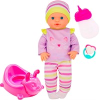 Пупс Miss Kapriz MK1966Q-4 40 см. с музык. горшком и аксесс. в пак.