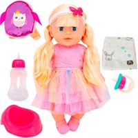 Пупс Miss Kapriz MK1952O-1 35 см. с рюкзачком и аксесс. в пак.