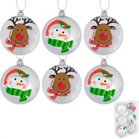 Ел.набор Шары серебро 8см 6 шт FG250327410C-3