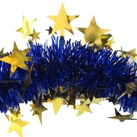 Мишура Звезда 55мм, 2 метра /Вектор/