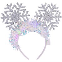 Ободок снежинка на батарейках FG240519028R