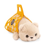 Кот Барсик в сумке бежевый 56 см B1003/56