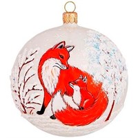 Шар 95мм Лисички С2174