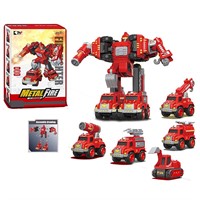 Трансформер 0783-370 5 в 1 Пожарные металл в кор.