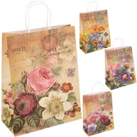 Пакет 25,5*12,5*33см Цветы FG240527245D-3