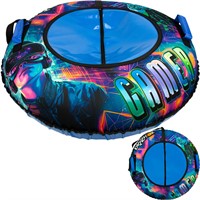 Тюбинг для катания 100 см Dvizhok Оксфорд Gamer на клапане + камера + коробка