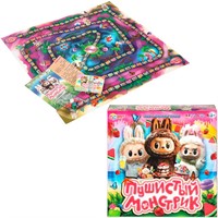 Игра Умка Пушистый монстрик. Ходилка квадрат. 40 карточек 4630395058865