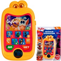 Телефон HX2501-R15 БУБА 100 песен,стихов,загадок,звуков.свет /40/