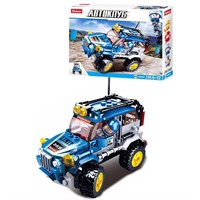 Конструктор 38-0663С Автоклуб.Внедорожник-3 146 деталей в коробке