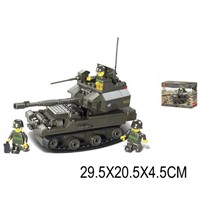 Конструктор Армия 38-0282 Танк 178 дет.  в коробке