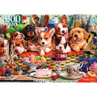 Пазл 1000 Щенки в корзине Ф1000-0199