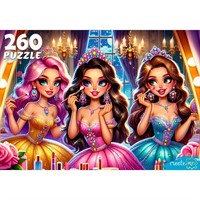 Пазл 260 Принцессы у зеркала Х260-4550