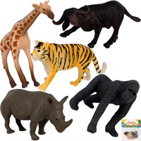 Набор животных Levatoys MK2207-12A Сафари в пак.