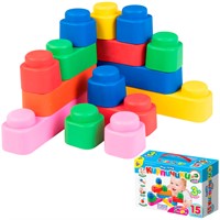 Конструктор мягкий Кирпичики мини 15 дет. 02672