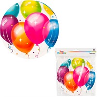 Тарелка Шары Кристальные 23см 6шт 1502-4348