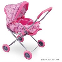 Коляска-люлька для куклы FL8175-A Feily корпус метал. с переноской