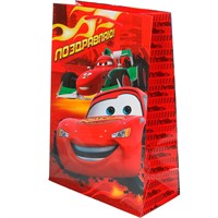 Пакет Чудо праздник глянцевый ml 22*31*10 см Машинка PML-123408-C2