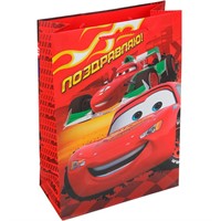 Пакет Чудо праздник матовый ml 22*31*10 см Машинки PML-122053-C