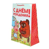Пакет Чудо праздник глянцевый союзмультфильм Винни Пух m PM-127503-VP