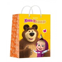 Пакет Чудо праздник глянцевый Маша и Медведь ml PML-127510-MB