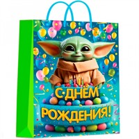 Пакет Чудо праздник глянцевый xl Воин звезд PXL-130522-SW