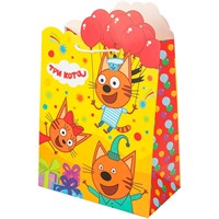 Пакет Чудо праздник креативный l Три Кота вырубка PL-130069-TC