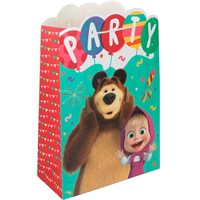 Пакет Чудо праздник креативный xl Маша и Медведь PXL-130083-MM