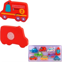 Деревянная Рамка-вкладыш Транспорт-3 30x15x1,3 см ИД-0194